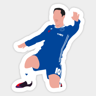 Eden Hazard Goal Celebration Sticker